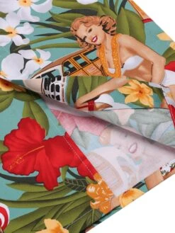 2PCS 1960s Retro Lady Crop Top & Pencil Skirt -Retro Pulse Shop SCV016052 9