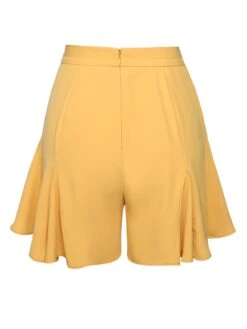 Yellow 1950s Ruffled Pockets Shorts -Retro Pulse Shop SCV016331 10 8c1767c4 a457 4e6b 8b02 03be9f6c8385