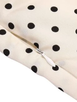 Ivory 1960s Polka Dot Halter Pencil Dress -Retro Pulse Shop SCV016661 8