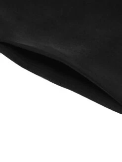 Black 1930s Polka Dot Patchwork Belt Jumpsuit -Retro Pulse Shop SCV016938 6