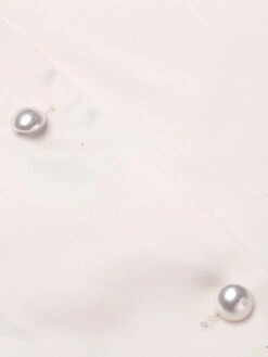 Ivory 1930s Solid Long Sleeve Blouse -Retro Pulse Shop SCV019063 5