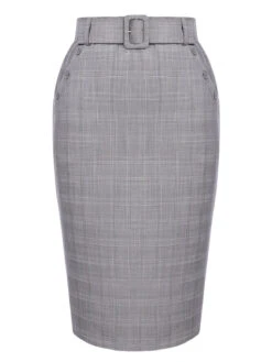 1960s Ivory Solid Blouse & Gray Retro Skirt -Retro Pulse Shop SCV019064 1 7dae30ef c6ce 4403 8027 d050566dec33