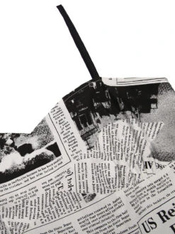 White 1950s Bat Cape Swing Dress -Retro Pulse Shop SCV019298 8