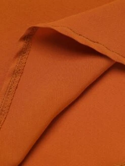 Orange 1950s Cape Pumpkin Swing Dress -Retro Pulse Shop SCV019299 11