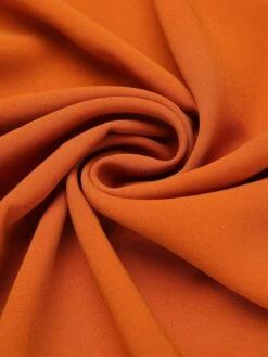 Orange 1950s Cape Pumpkin Swing Dress -Retro Pulse Shop SCV019299 12