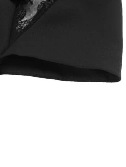 Black 1960s Butterfly Backless Pencil Dress -Retro Pulse Shop SCV019360 5