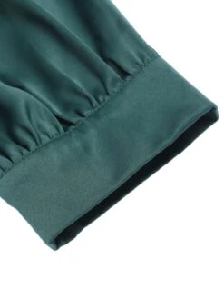 Green 1930s Plaid Patchwork Puff Jumpsuit -Retro Pulse Shop SCV019963 6