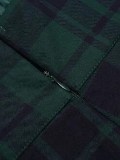 Green 1930s Plaid Patchwork Puff Jumpsuit -Retro Pulse Shop SCV019963 9