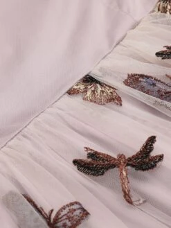 Purple 1950s Butterfly Lace Swing Dress -Retro Pulse Shop SCV020885 PU6