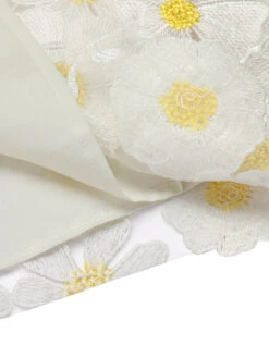 White 1950s Daisy Dreamer Vintage Dress -Retro Pulse Shop SCV020937 W1J2A8511