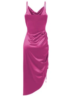 1960s Drawstring Spaghetti Strap Pencil Dress -Retro Pulse Shop SCV020944 RR2