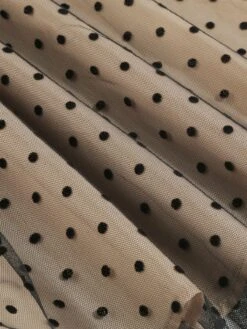 Black 1950s Polka Dot Off-shoulder Patchwork Dress -Retro Pulse Shop SCV021018 B 5