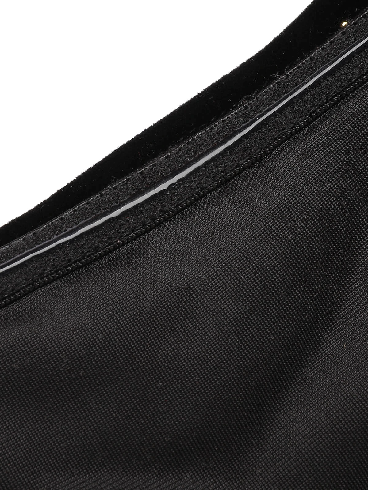 Black 1960s Off-Shoulder Rhinestones Velvet Dress 9 Black 1960s Off-Shoulder Rhinestones Velvet Dress - Image 7