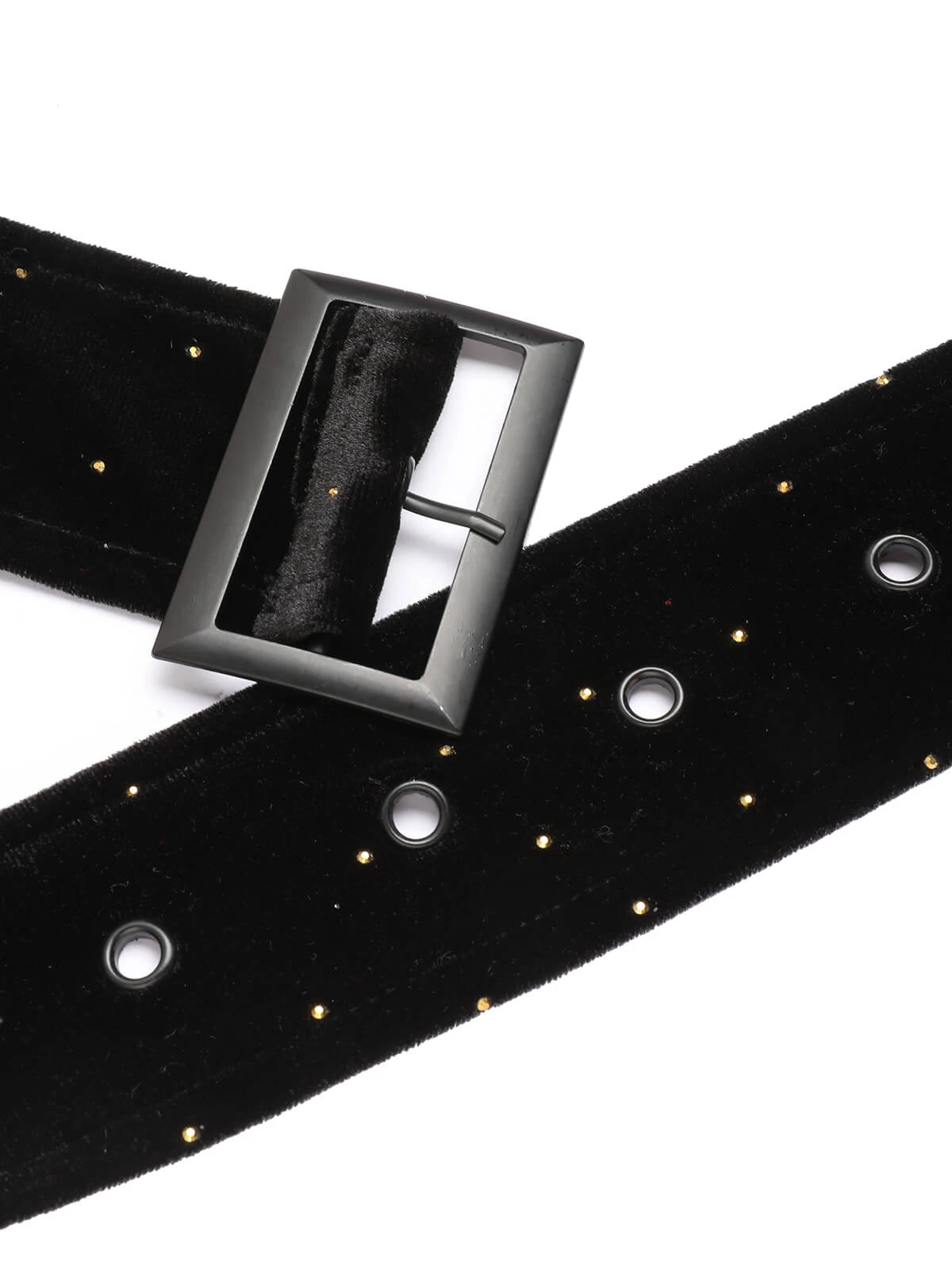 Black 1960s Off-Shoulder Rhinestones Velvet Dress 8 Black 1960s Off-Shoulder Rhinestones Velvet Dress - Image 6