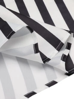 Black & White 1950s Stripes Suspender Skirt -Retro Pulse Shop SCV021110 6