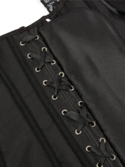 Retro Off-shoulder Lace Solid Corset -Retro Pulse Shop SCV021128 B4