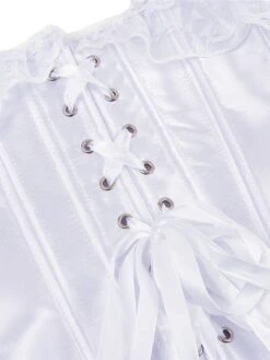 Retro Off-shoulder Lace Solid Corset -Retro Pulse Shop SCV021128 W4