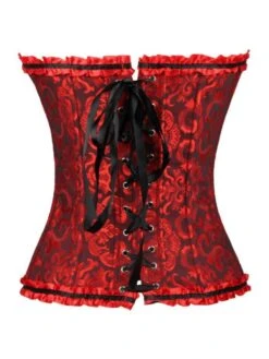 Steampunk Gothic Lace Overbust Corset -Retro Pulse Shop SCV021148 R2