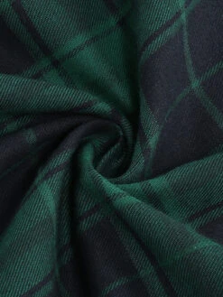 Green 1950s Long Sleeve Patchwork Swing Dress -Retro Pulse Shop SCV021198 G 7