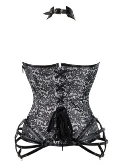 Steampunk Gothic Halter Overbust Corset -Retro Pulse Shop SCV021252 GR 4