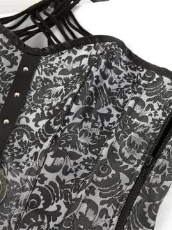 Steampunk Gothic Halter Overbust Corset -Retro Pulse Shop SCV021252 GR 6