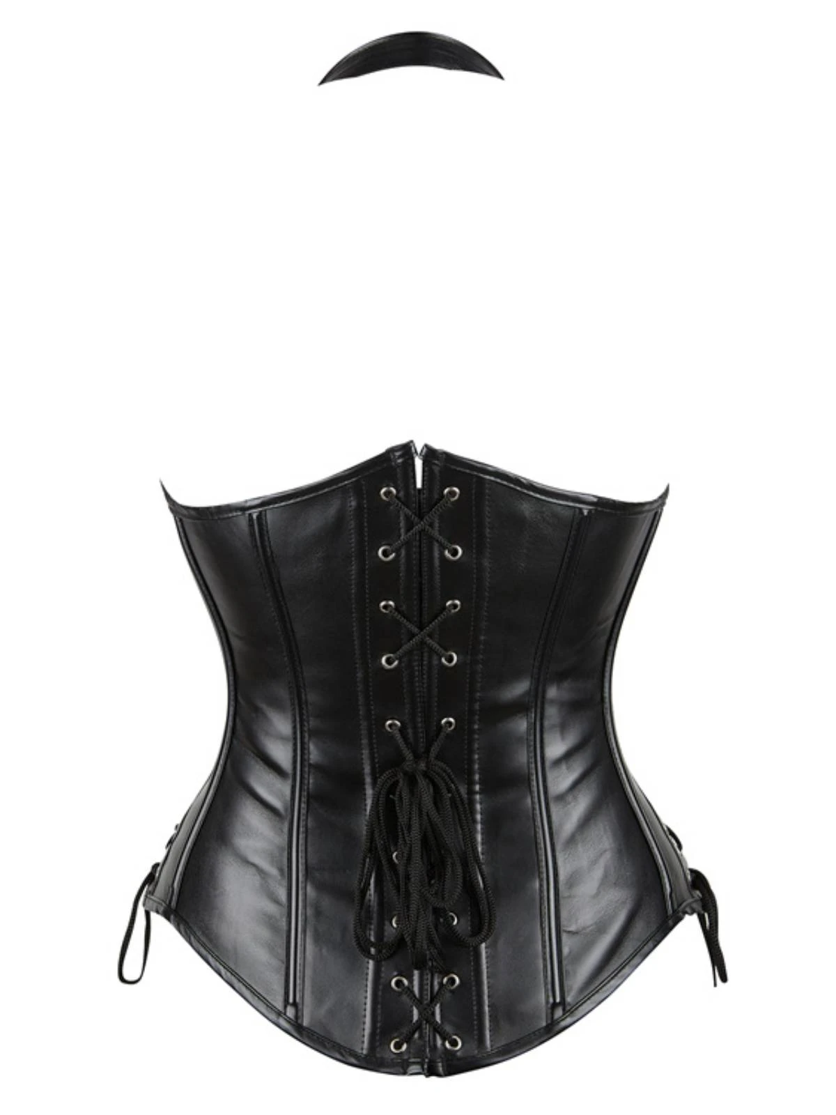 Steampunk Gothic Buckled Halter Girdle Corset 11 Steampunk Gothic Buckled Halter Girdle Corset - Image 9