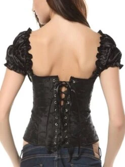 Steampunk Gothic Lace-Up Puff Sleeves Corset -Retro Pulse Shop SCV021255 B4