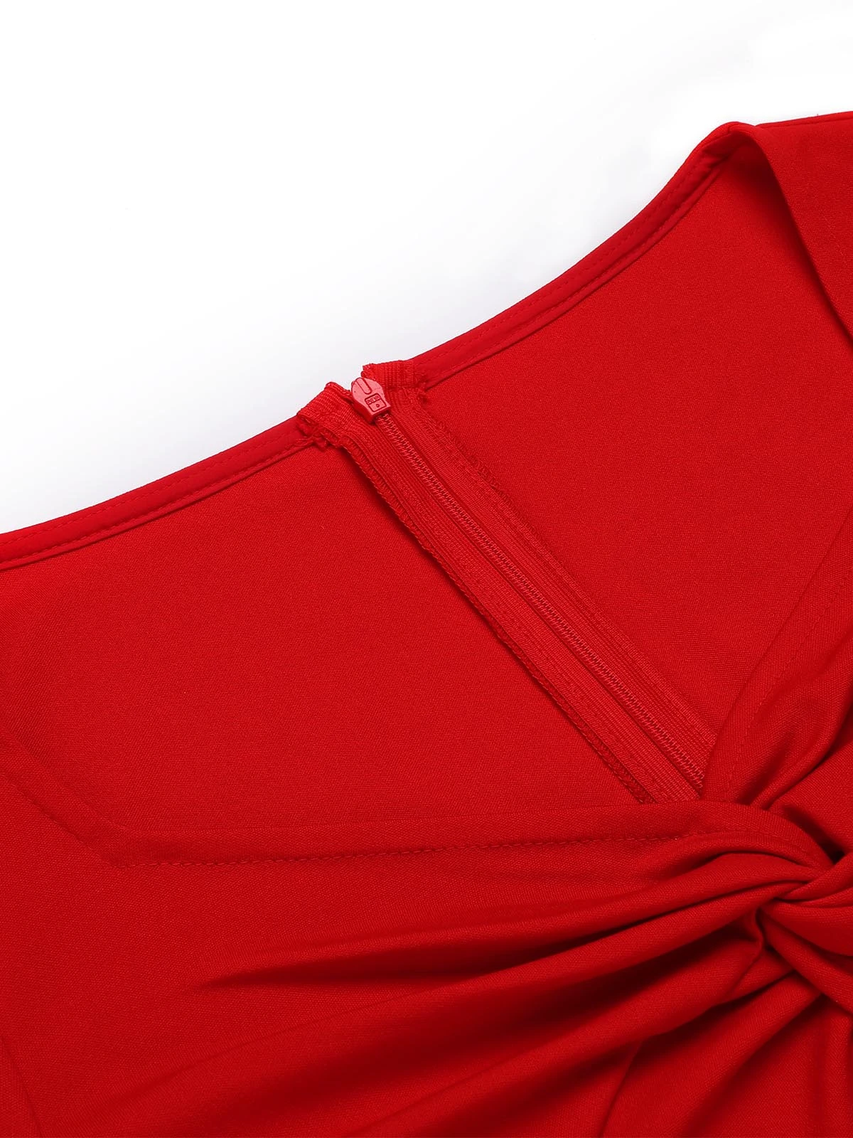 Red 1960s Cherry Vintage Pencil Dress 7 Red 1960s Cherry Vintage Pencil Dress - Image 5