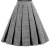 Black Retro Plaid Swing Panel Skirt -Retro Pulse Shop SCV021350 B 1 ea06acf1 67bd 447d b64a ebd5fb0835ea
