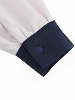 Blue & White 1950s Solid Patchwork Dress -Retro Pulse Shop SCV021364 NB 8 compressed