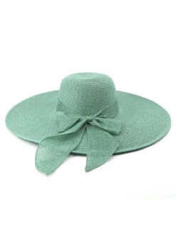 Ribbon Wide Brim Raffia Sun Hat -Retro Pulse Shop SCW000566 BAB d1053975 a687 4dae b960 ab982bf45fe7