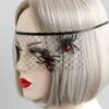 Halloween Rhinestones Spider Mesh Headband -Retro Pulse Shop SCW000662 2