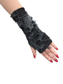 Retro Halloween Ripped Punk Gloves -Retro Pulse Shop SCWL000016 B 3