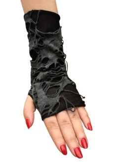 Retro Halloween Ripped Punk Gloves -Retro Pulse Shop SCWL000016 B 4