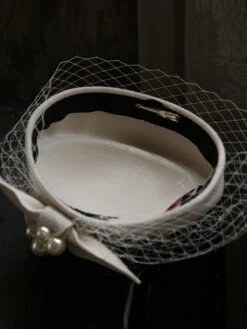 Vintage Pearl Decor Mesh Berets Woolen Hat -Retro Pulse Shop SCWL000048 W 6