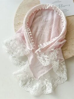Retro Lace Casual Style Scarf Headband -Retro Pulse Shop SCWL000093 2