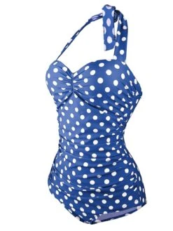 1950s Halter Polka Dot One-Piece Swimsuit -Retro Pulse Shop SCX000218 BL 2 d002ecbe a5ad 4622 a272 b44ba0164f6d