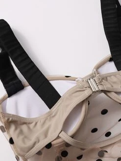 1960s Polka Dot Ruffled Skirted Swimsuit 15 1960s Polka Dot Ruffled Skirted Swimsuit -Retro Pulse Shop SCX000670 1