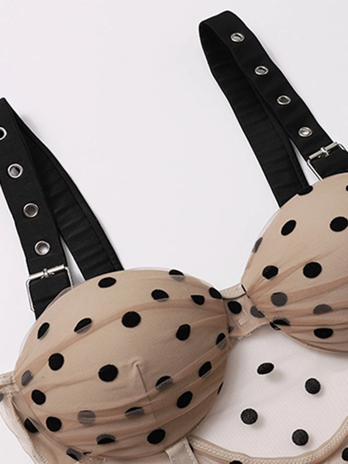 1960s Polka Dot Ruffled Skirted Swimsuit 7 1960s Polka Dot Ruffled Skirted Swimsuit - Image 5