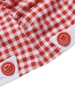 Checked 1950s Halter Bowknot One-piece Swimsuit -Retro Pulse Shop SCX000948 9 28b9e15f f99f 4824 8f2e 0bf7066df1ee