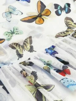 1960s Butterflies Strap One-piece Swimsuit & Cover-up Skirt -Retro Pulse Shop SCX000969 3