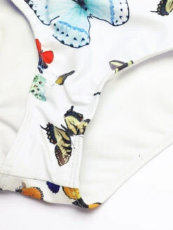 1960s Butterflies Strap One-piece Swimsuit & Cover-up Skirt -Retro Pulse Shop SCX000969 7