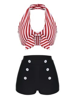 [Pre-Sale] Blue 1950s Retro Halter Stripes Bikini Set -Retro Pulse Shop SCX001090 1 85d1df61 de23 4531 b776 9504102394f7