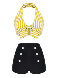 [Pre-Sale] Red 1950s Retro Halter Stripes Bikini Set -Retro Pulse Shop SCX001090 1 e10ebe18 dc7c 4848 b321 10306905e15f 2