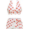 1950s Retro Polka Dots Bikini Set & Apron 2 1950s Retro Polka Dots Bikini Set & Apron -Retro Pulse Shop SCX001094 1