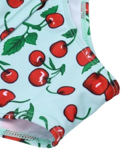 Retro 1950s Cherry Summer Halter Swimsuit -Retro Pulse Shop SCX001123 6