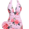 [Plus Size] Pink 1930s Roses Halter Belt Swimsuit -Retro Pulse Shop SCX001244 PP 1 53c3748b 2028 498f a8ab 47c7ea7bf456