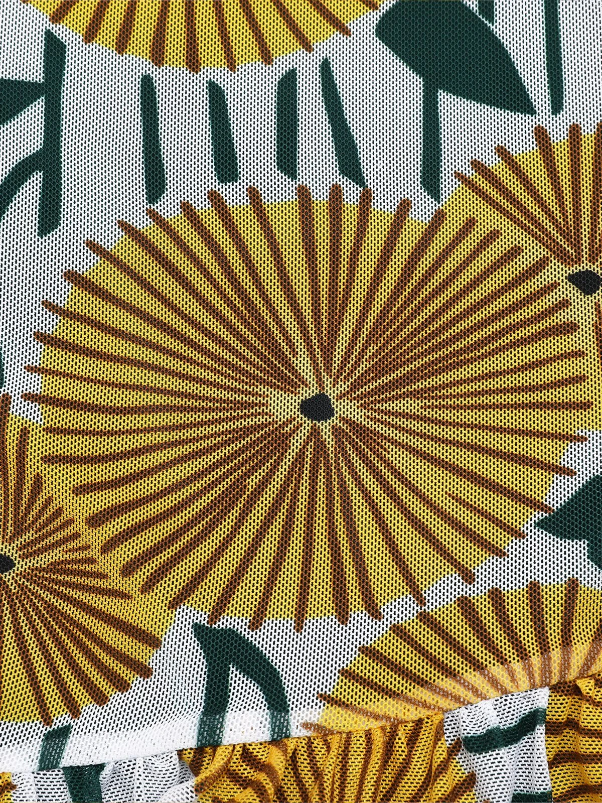 1950s Halter Ping Pong Floral Swimsuit 12 1950s Halter Ping Pong Floral Swimsuit - Image 10