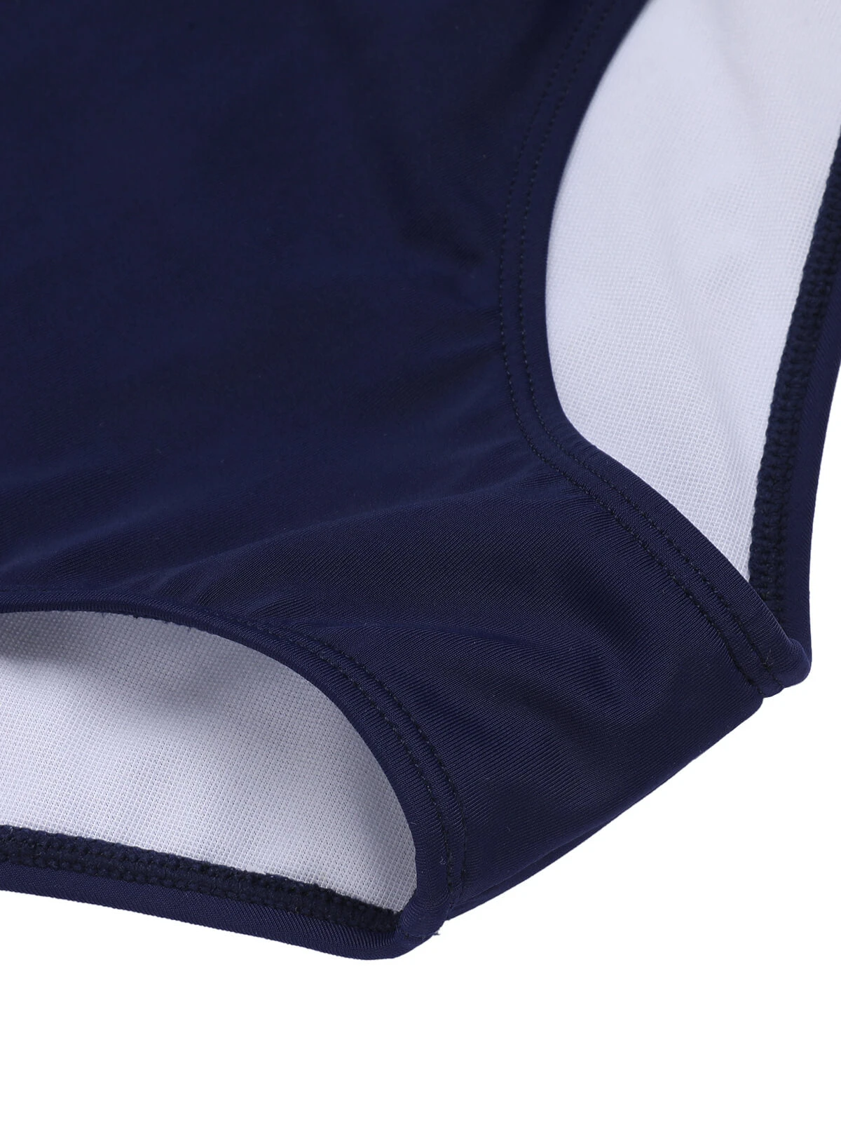 Yellow & Blue 1950s Striped Lace-Up Swimsuit 9 Yellow & Blue 1950s Striped Lace-Up Swimsuit - Image 7