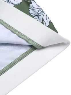 Green 1940s Floral Halter One-Piece Swimsuit -Retro Pulse Shop SCX001503 8 compressed